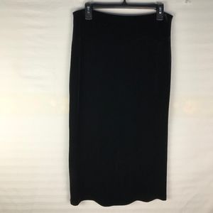 DKNY Black Velvet Skirt